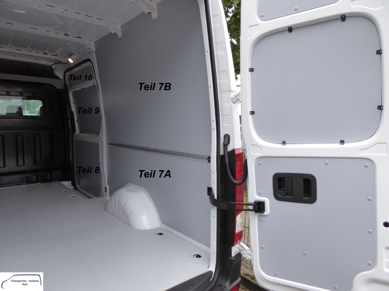 Hyundai H 350 Laderaumverkleidung Seite rechts oben Teil 7B