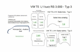 T5 T6 Laderaumverkleidung Hecktür rechts Teil 15B - vollflächig